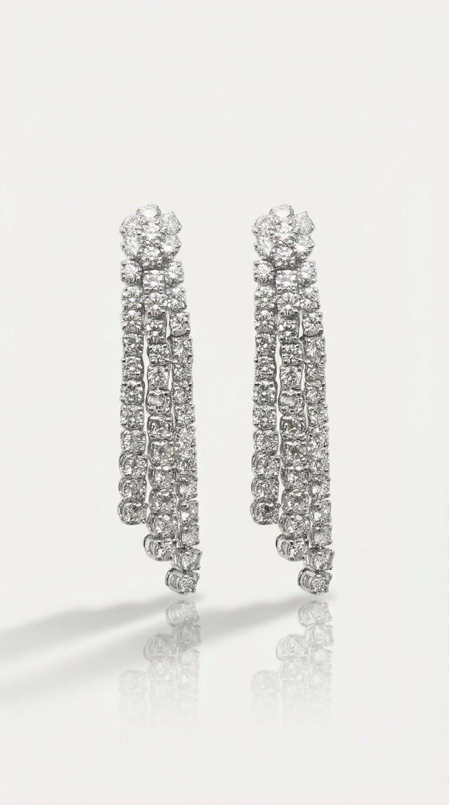 Hollywood Diamonds Drop Earrings 10ct