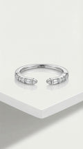 Wedding Band - White Gold Channel Set Baguette