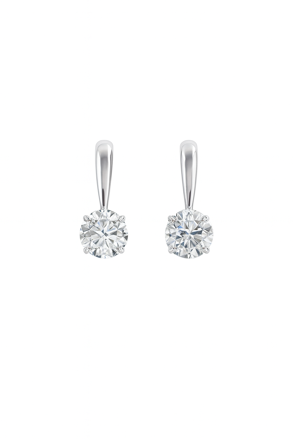 2ct LAB GROWN - Moon Drop Diamonds Earrings
