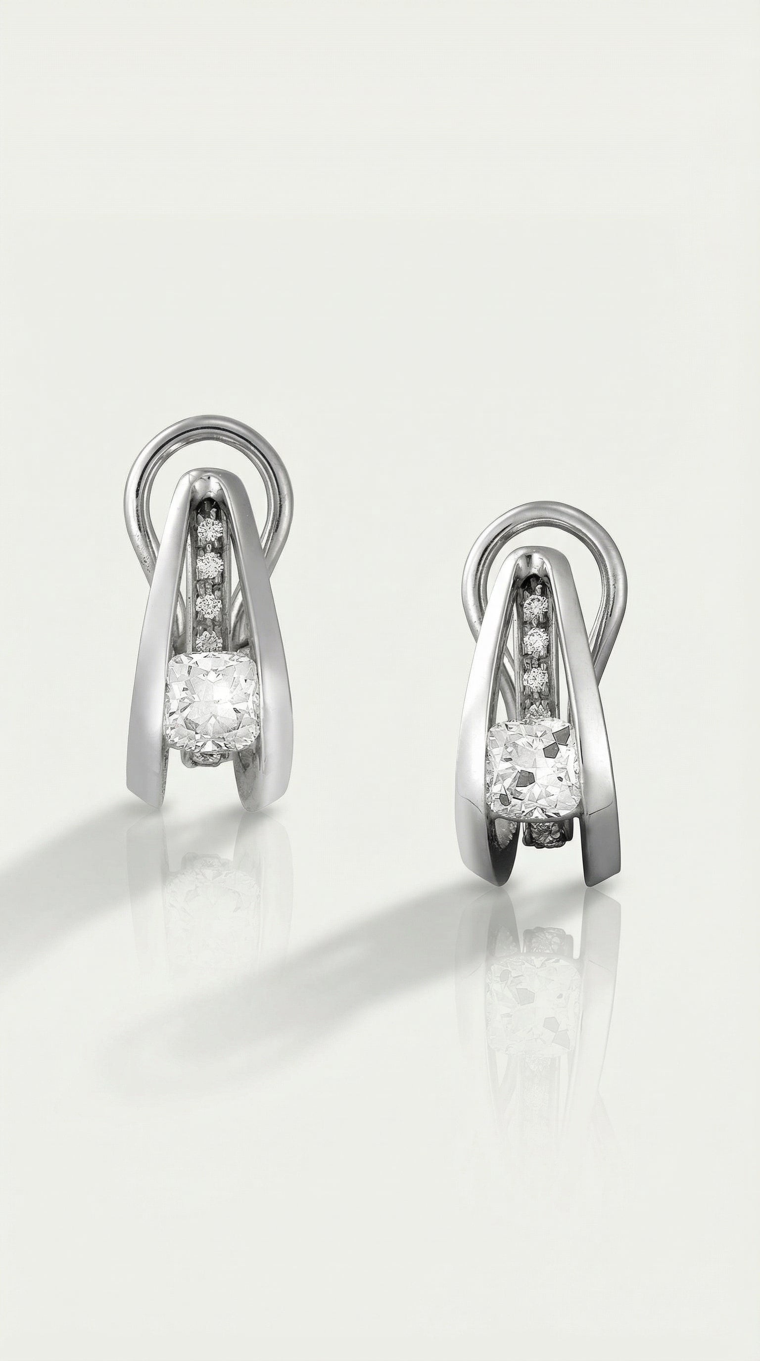 Levendi Signature - Ellipse Drops Earrings
