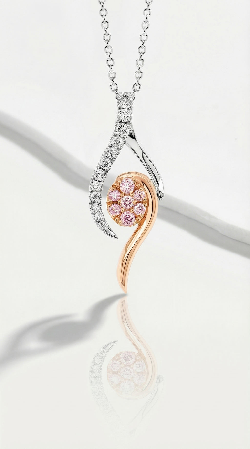 Argyle Essence - Thalia Pink Diamond Pendant — Levendi Jewellers
