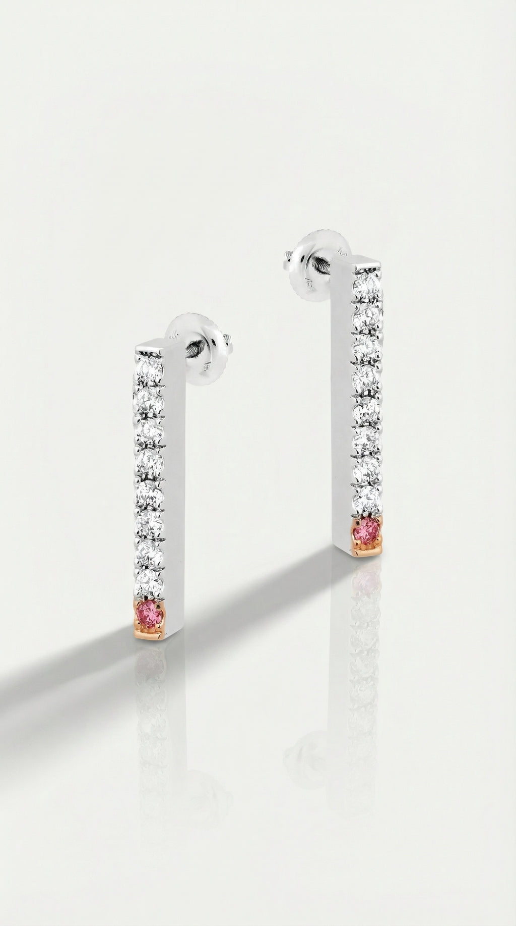 Argyle Essence - Elyra Pink Diamond Earrings — Levendi Jewellers
