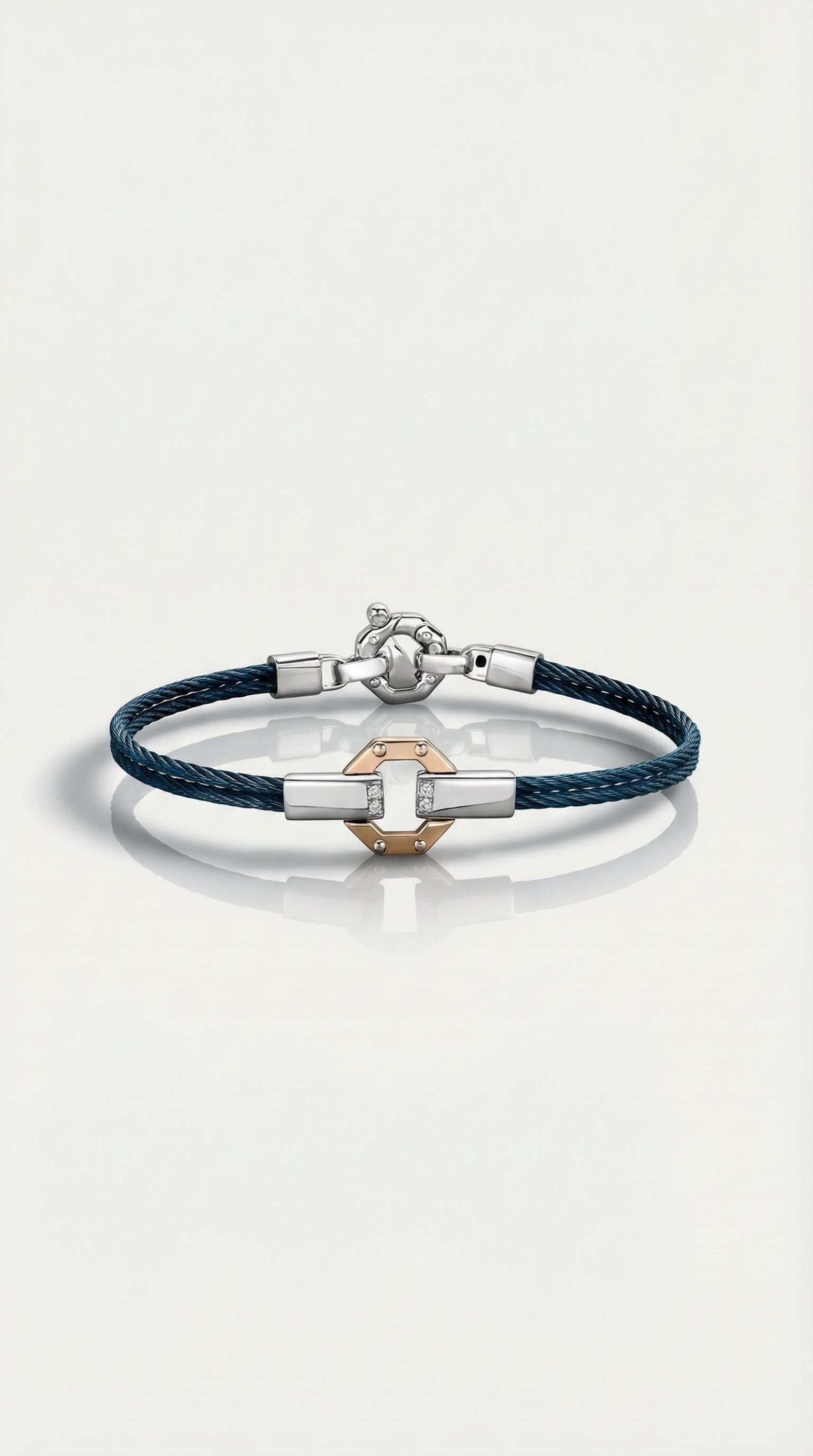 Baraka 316L Bracelet White Diamond