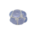 Cloud - Chalcedony & Diamonds Ring — Levendi Jewellers