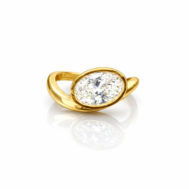 Oval Cut 2.05 CT Engagement Ring