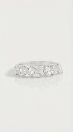 Symphony of Facets - White Gold Diamond Ring — Levendi Jewellers