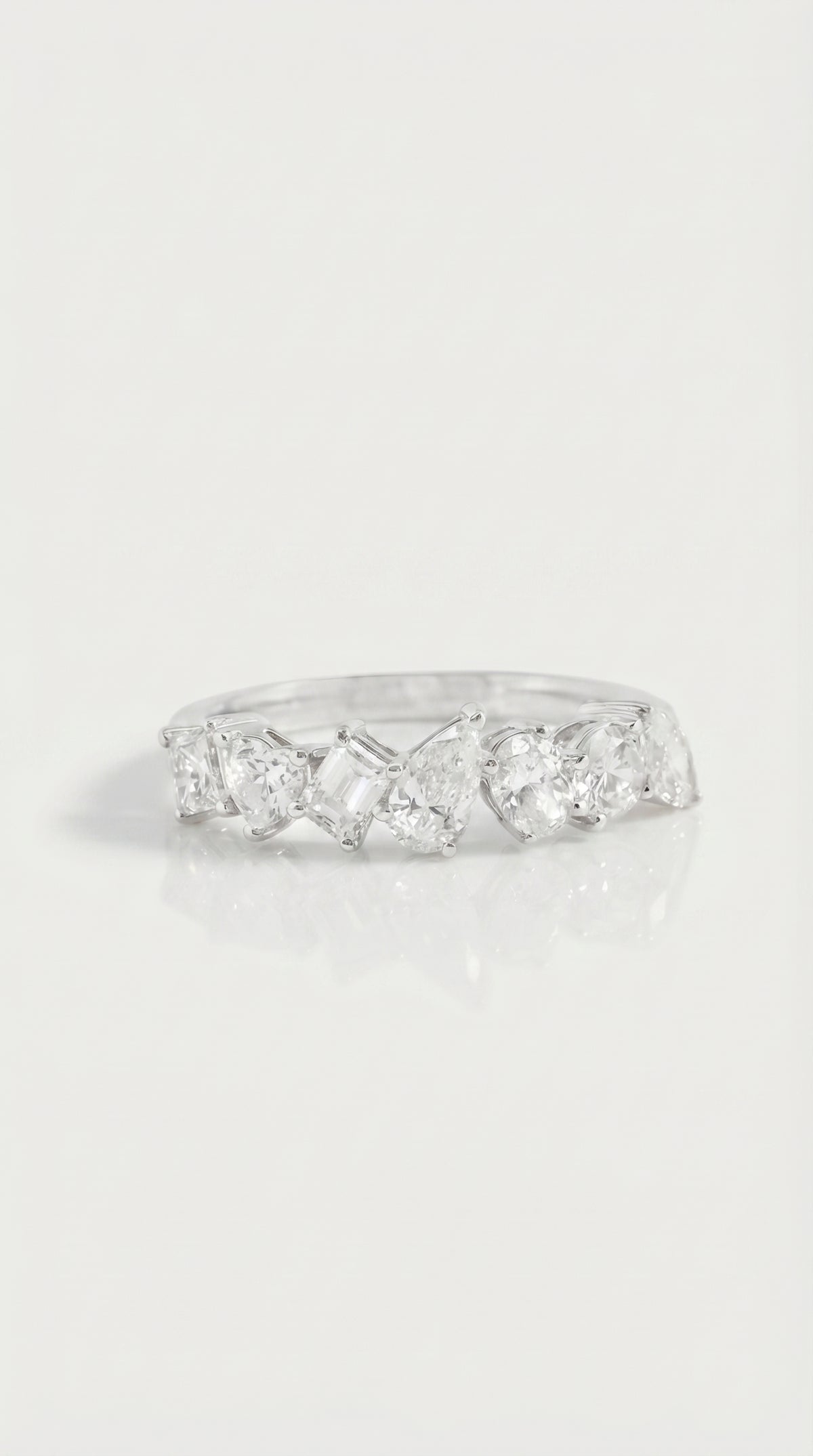 Symphony of Facets - White Gold Diamond Ring — Levendi Jewellers