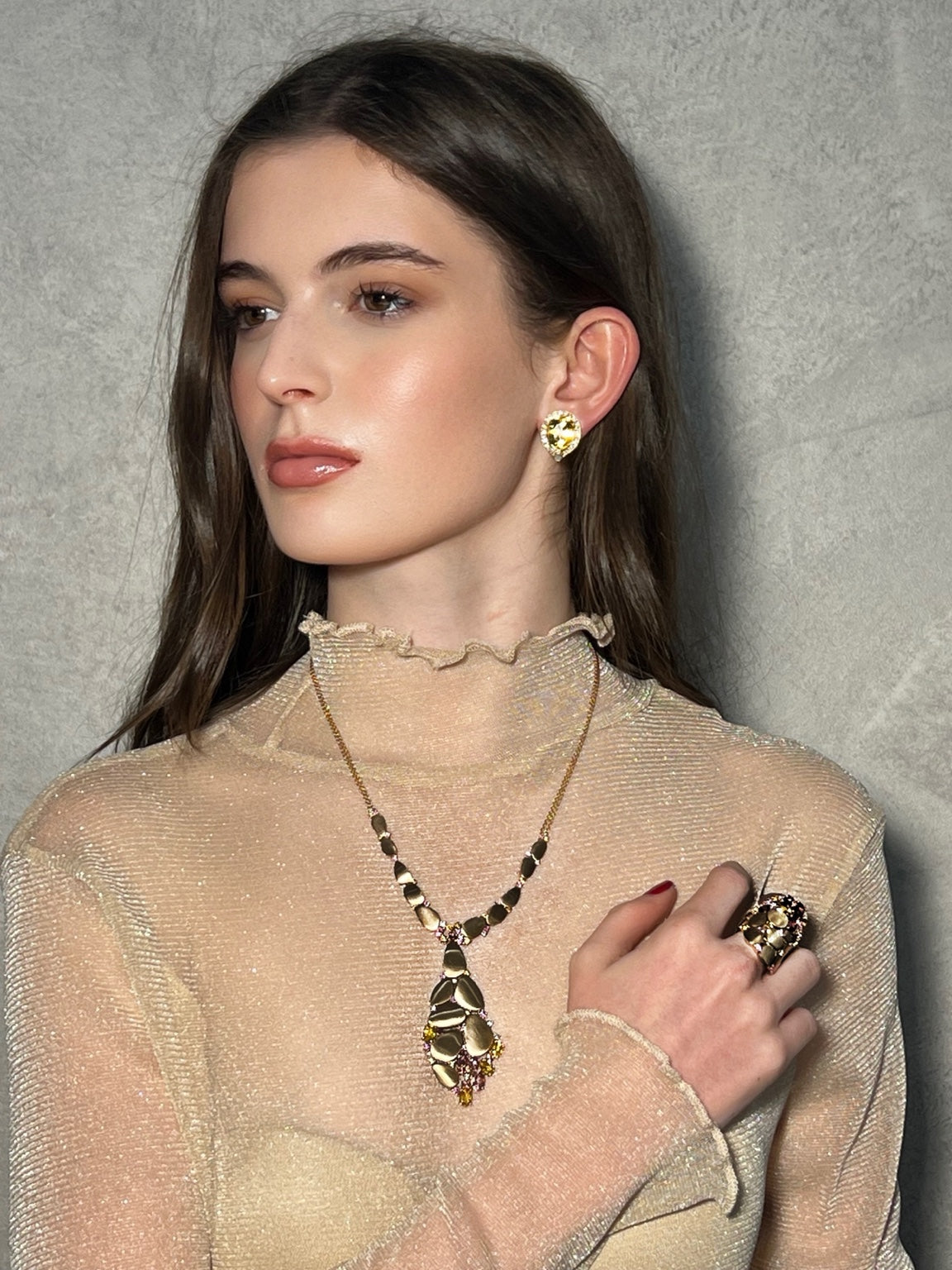 Coral of the Nereids Necklace