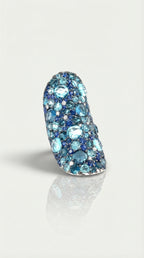 Mosaïque Éternelle Blue Sapphires and Blue Topaz Ring — Levendi Jewellers