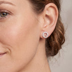 Argyle Essence - Callista Pink Diamond Earrings, view 2 — Levendi Jewellers