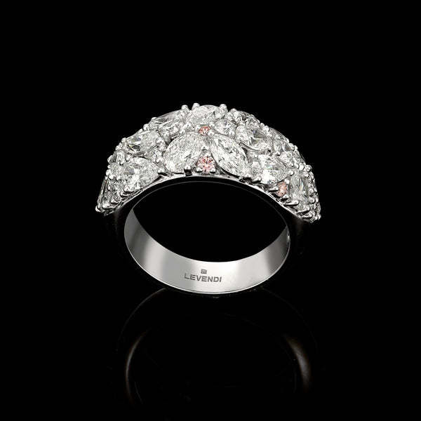The Adamas - Pink Diamond Ring, view 2 — Levendi Jewellers