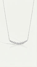Pure Line - 12 Diamonds Bezel Pendant