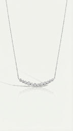 Pure Line - 12 Diamonds Bezel Pendant — Levendi Jewellers