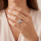 The Ellipse Marquise Diamond Ring, view 2 — Levendi Jewellers