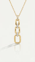 Link to Love Diamond Drop Pendant