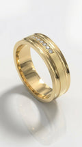 Thread Set Diamond Ring