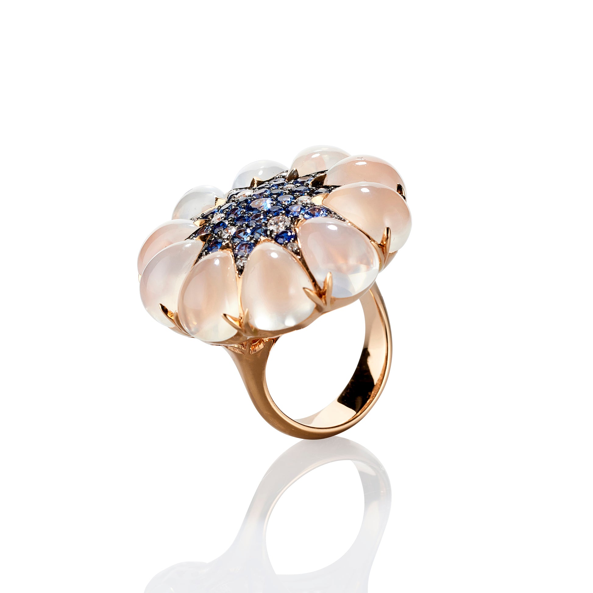 Moon & Star Ring
