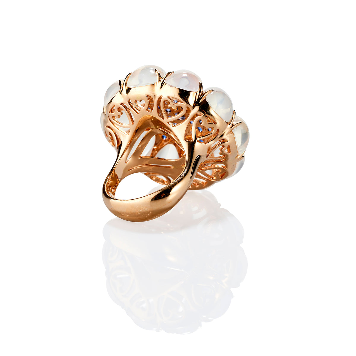 Moon & Star Ring, view 3 — Levendi Jewellers