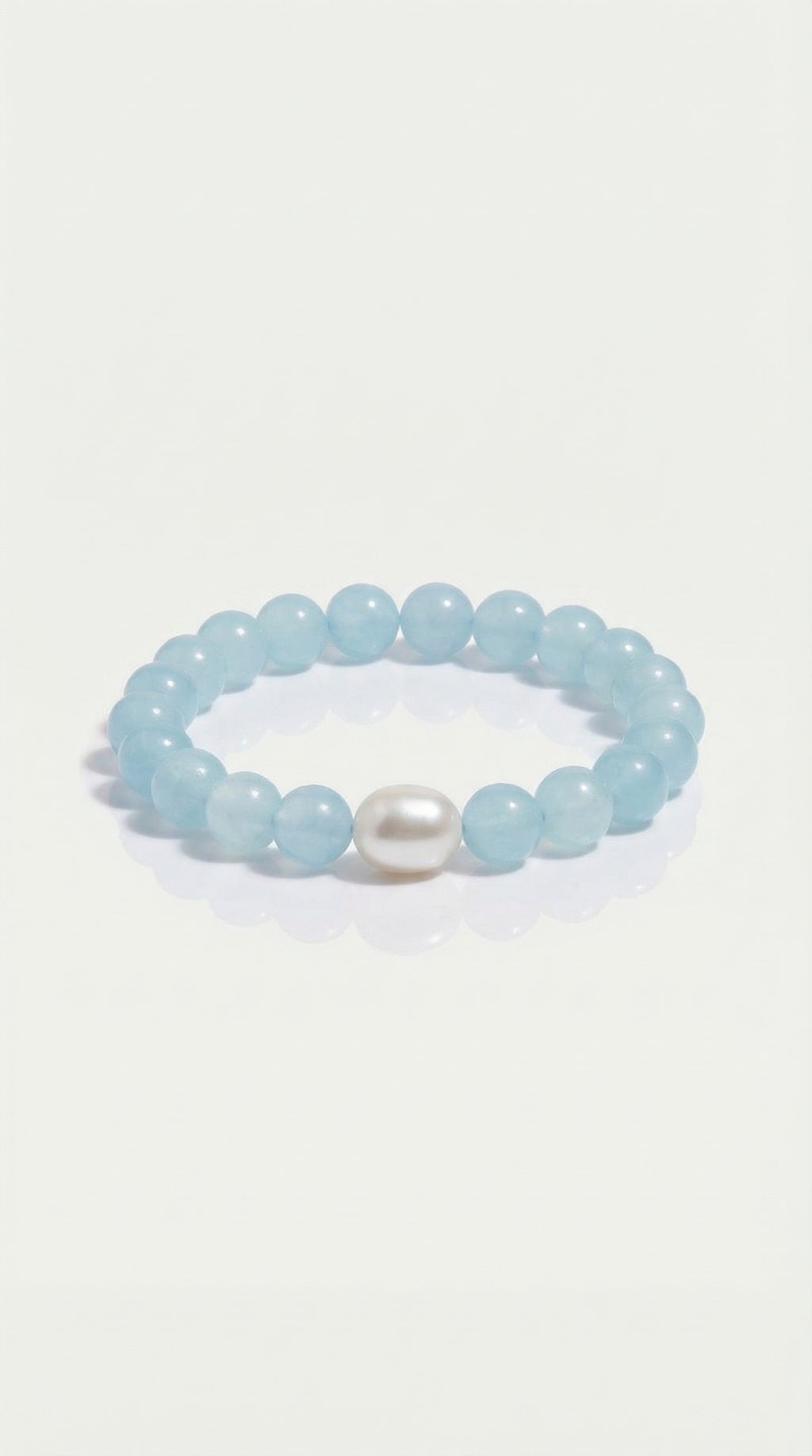 Australian South Sea & Aquamarine Bracelet — Levendi Jewellers