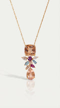 Neptune's Garden - Morganite Pendant  9.29 ct