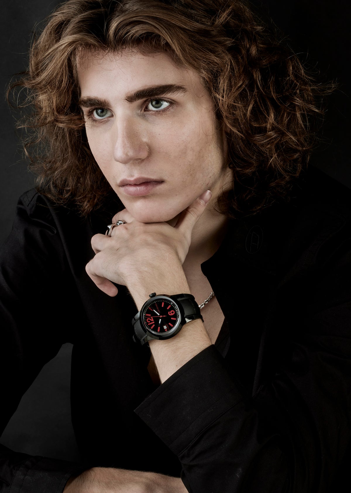 ITHACA SPORTS - Spartan Dial Black & Red, view 3 — Levendi Jewellers