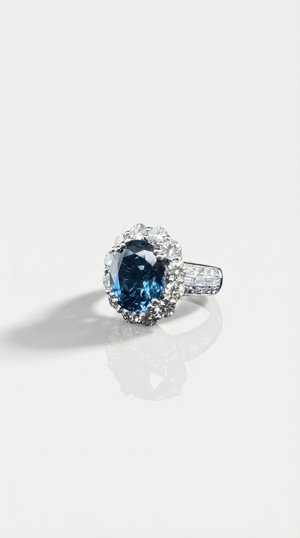 The Midnight Blue Ceylon Sapphire Ring 7CT — Levendi Jewellers