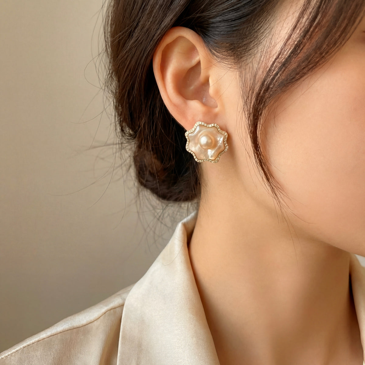 The Mother of the Sea Earrings, view 2 — Levendi Jewellers