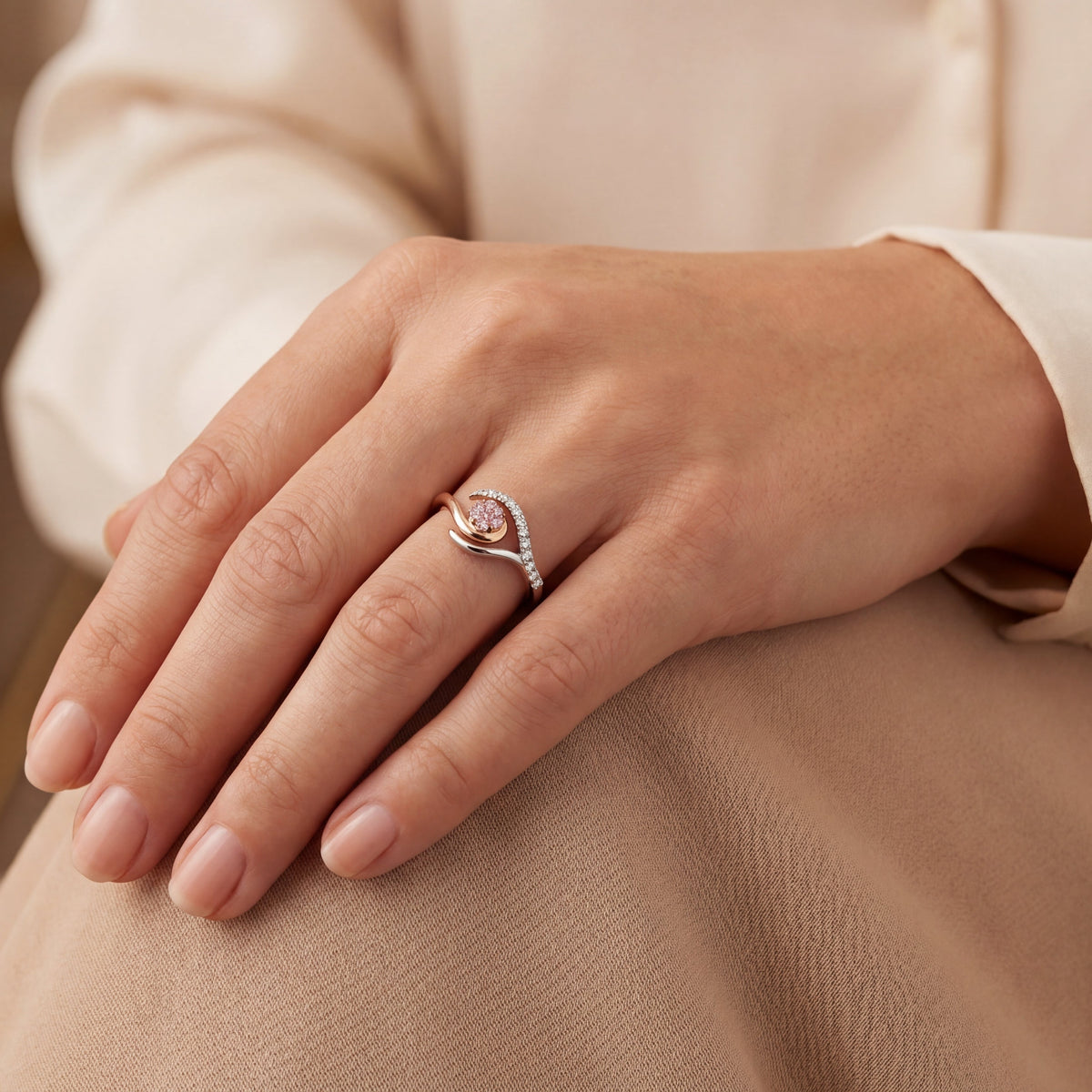 Argyle Essence - Thalia Diamonds Ring, view 2 — Levendi Jewellers