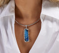 Australian Boulder Opal & Diamonds Pendant - 34.00ct