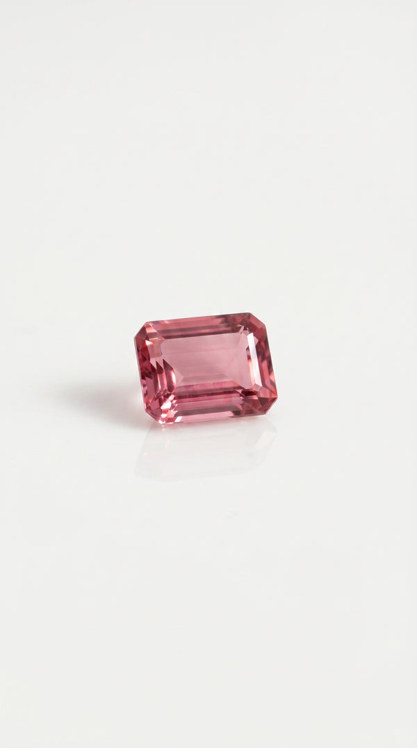 Loose Gemstone - Emerald Cut Pink Tourmaline 2.35 ct — Levendi Jewellers