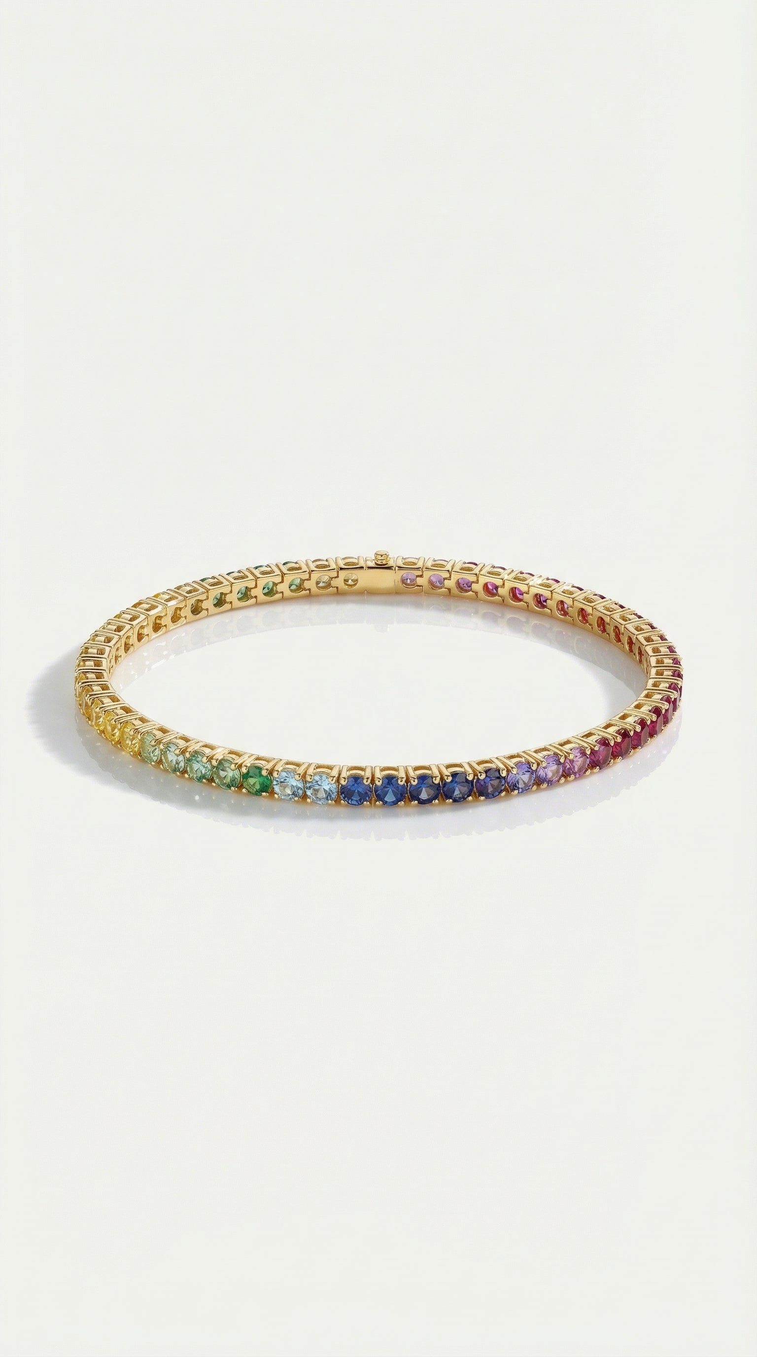 Ombré Sapphires Tennis Bracelet