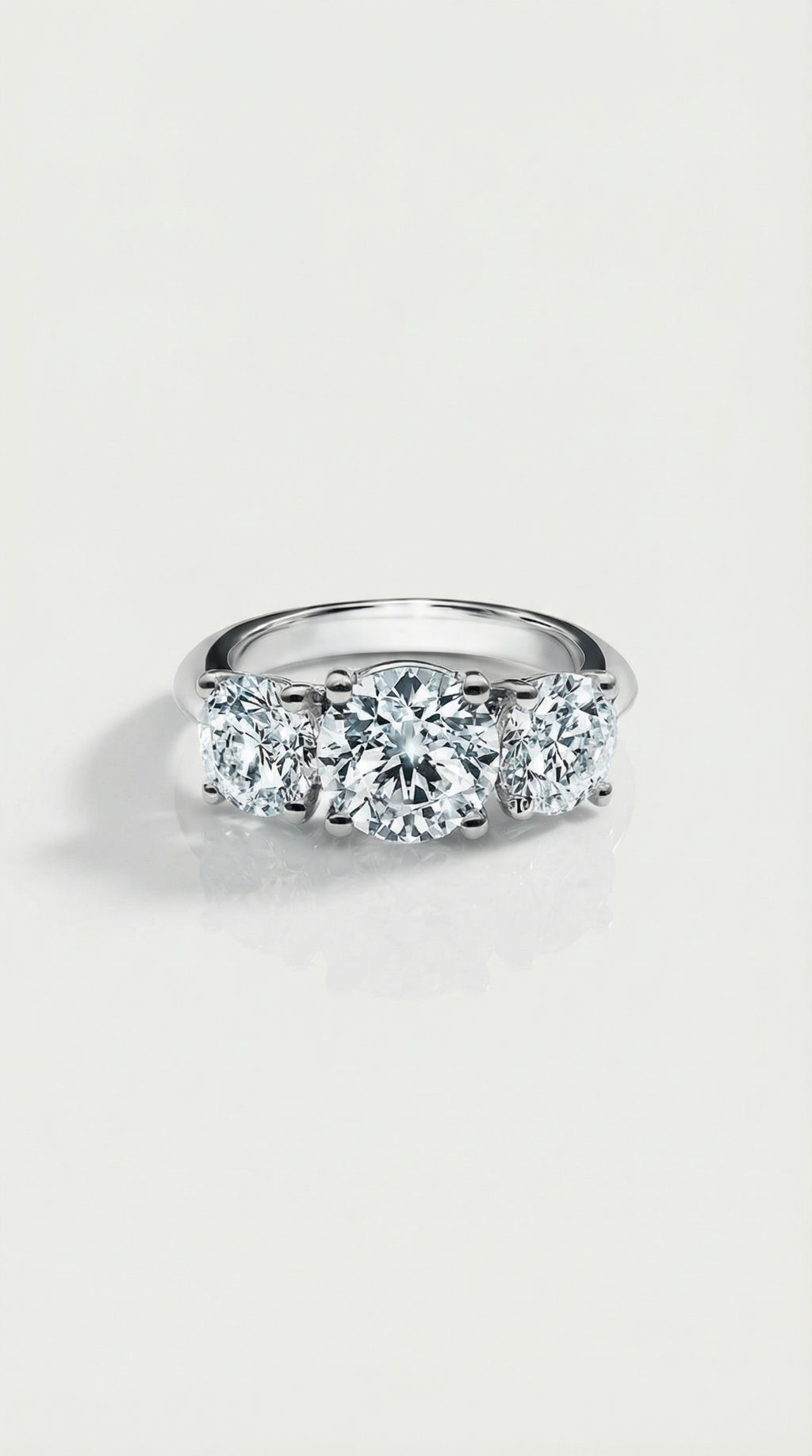 Levendi Classic Trilogy - Round Engagement Ring — Levendi Jewellers