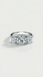 Levendi Classic Trilogy - Round Engagement Ring — Levendi Jewellers