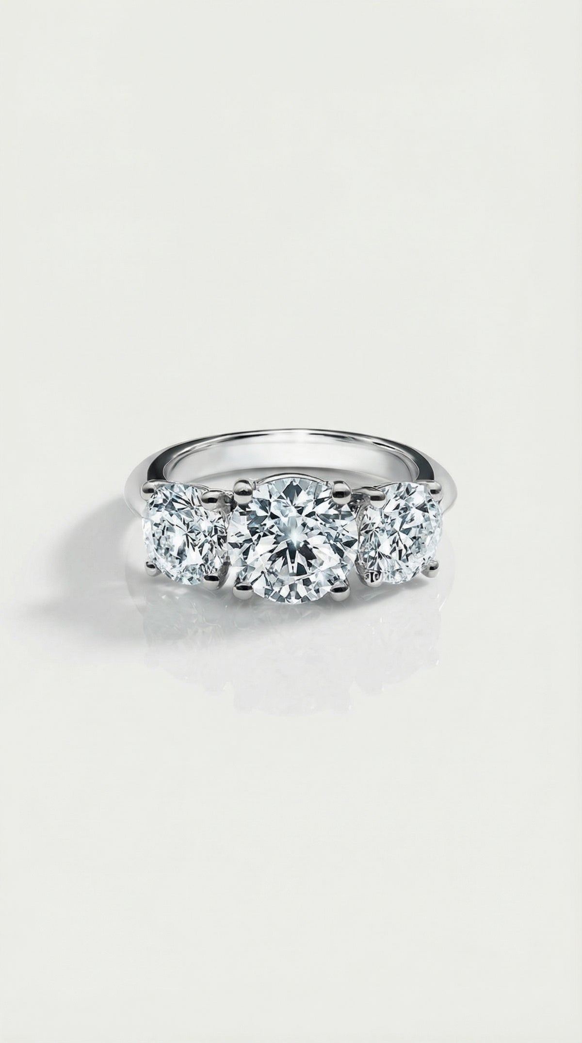 Levendi Classic Trilogy - Round Engagement Ring — Levendi Jewellers
