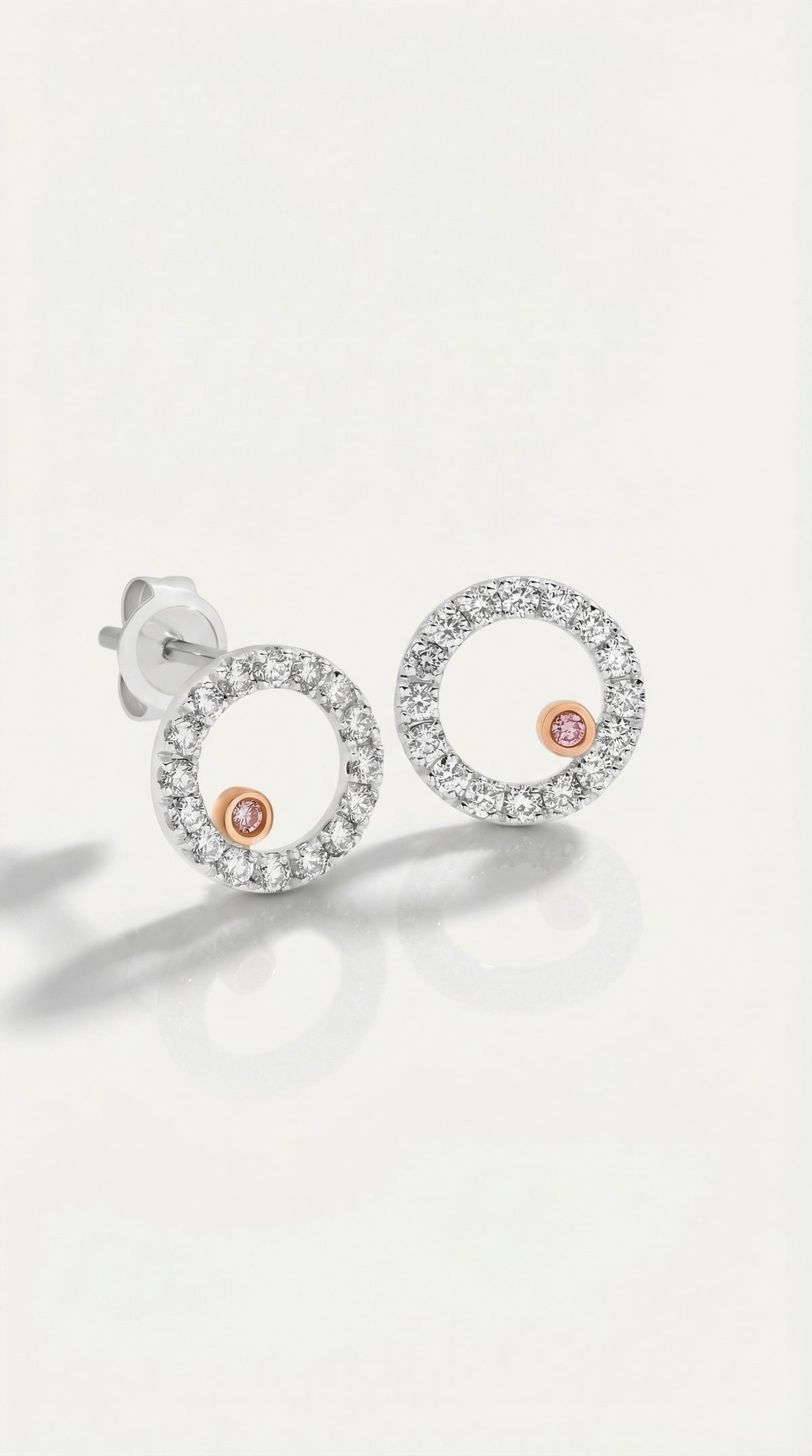Argyle Essence - Callista Pink Diamond Earrings — Levendi Jewellers
