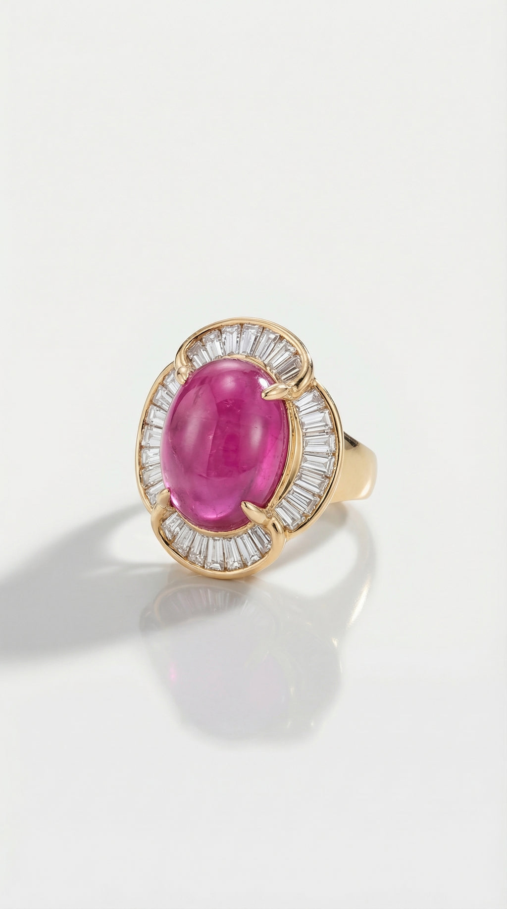 Sophia Levendi - Burmese Ruby and Diamond Ring, view 2 — Levendi Jewellers