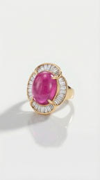 Sophia Levendi - Burmese Ruby and Diamond Ring, view 2 — Levendi Jewellers