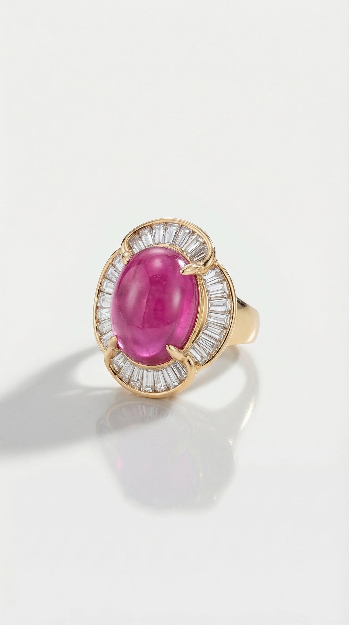 Sophia Levendi - Burmese Ruby and Diamond Ring, view 2 — Levendi Jewellers