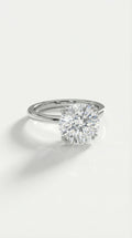 Levendi Classic - Round Brilliant Cut Double Claws