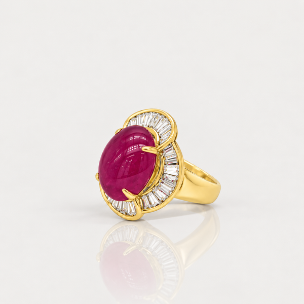 Sophia Levendi – Burmese Ruby & Diamond Ring