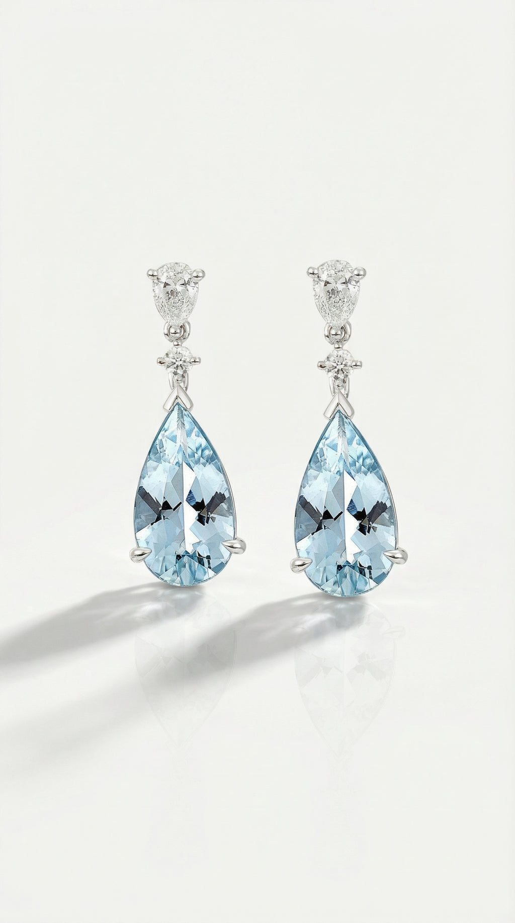 Aquamarine Drop Earrings — Levendi Jewellers