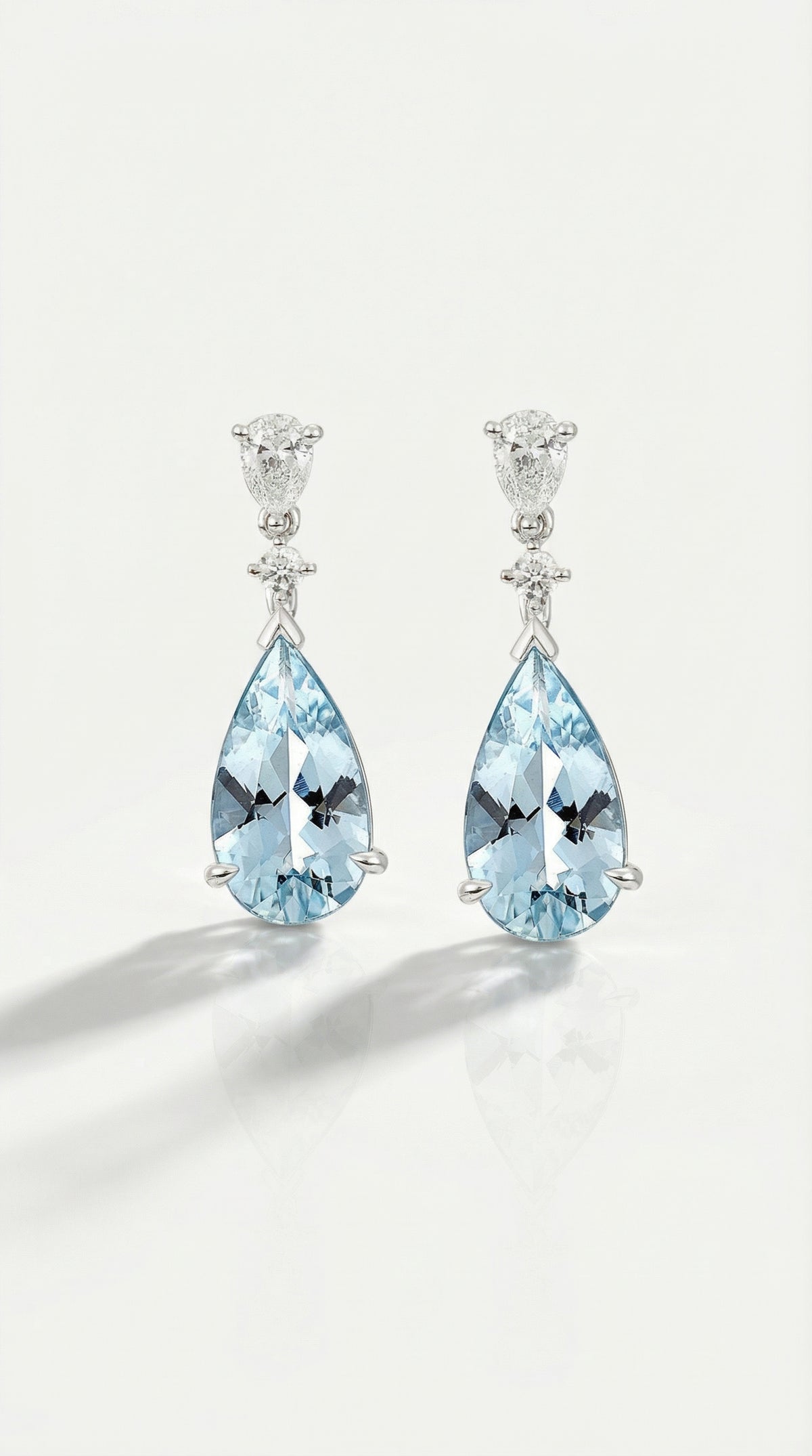 Aquamarine Drop Earrings — Levendi Jewellers