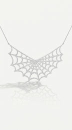 Arachnea Aurea - Web of love large pendant — Levendi Jewellers