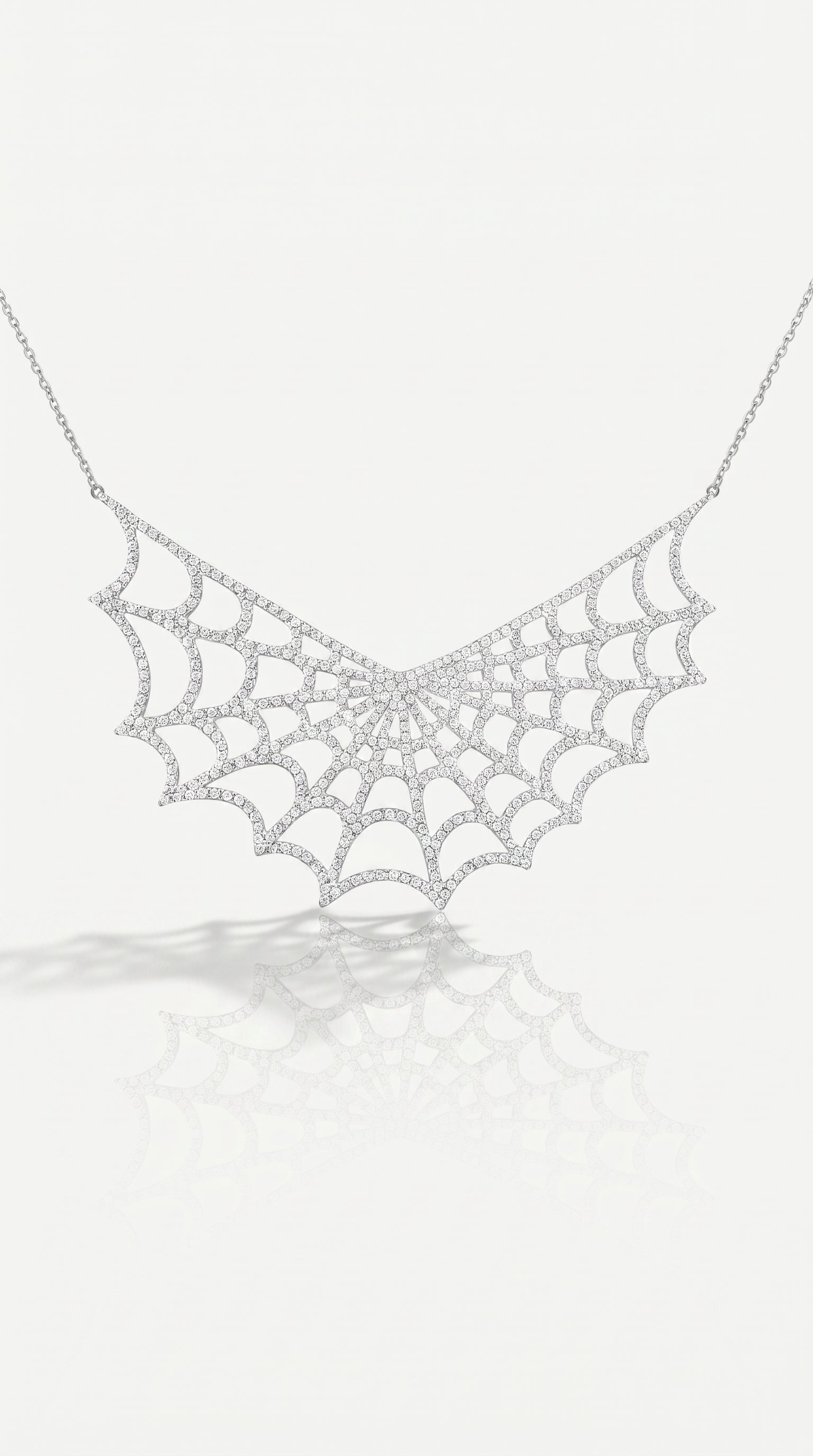 Arachnea Aurea - Web of love large pendant