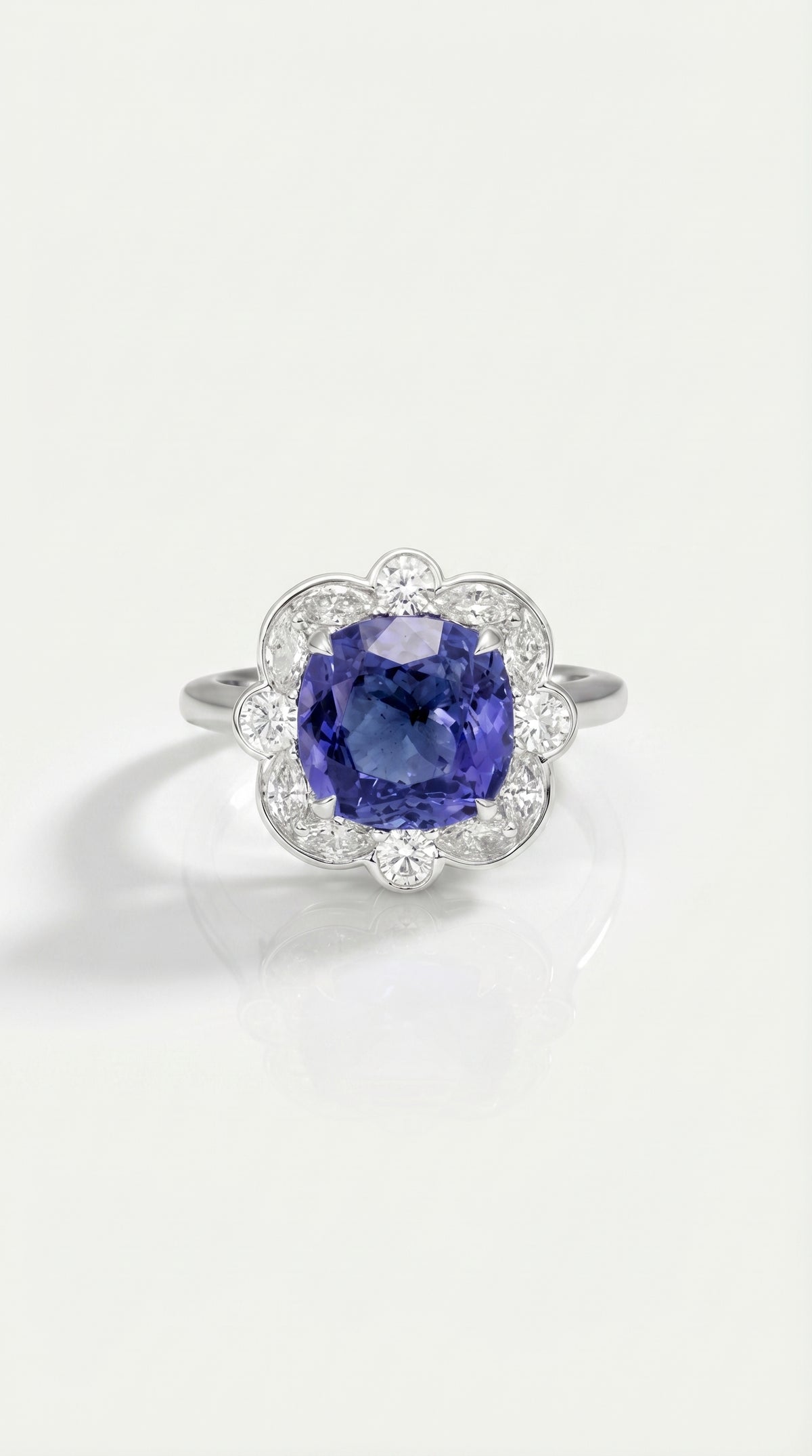 Levendi Tanzanite Flower of Love Ring — Levendi Jewellers