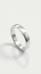 Classic Half Round Diamond Ring — Levendi Jewellers