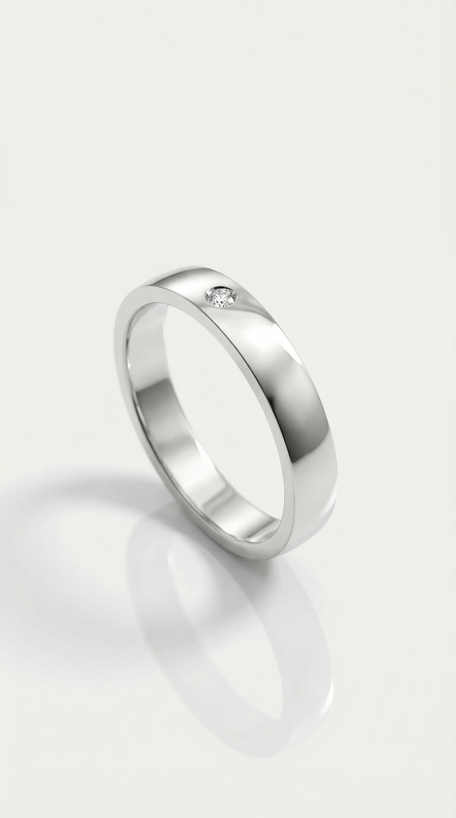 Classic Half Round Diamond Ring