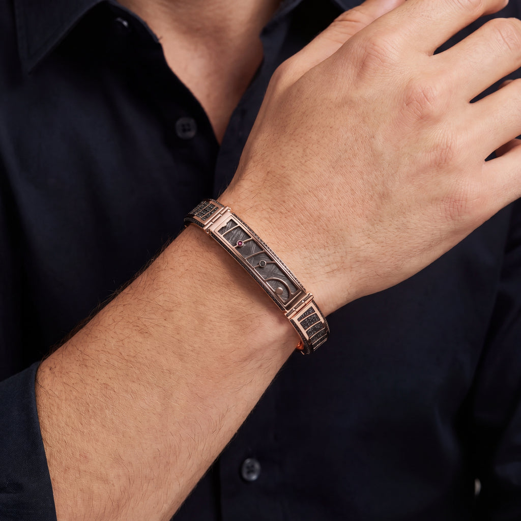 Baraka Meteorite Bracelet, view 2 — Levendi Jewellers