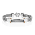 Baraka 316L Bracelet 4 Row & Diamonds