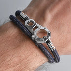 Baraka 8848 Blue Rope Bracelet, view 2 — Levendi Jewellers